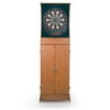 Halex Tavern Electronic Dartboard in Furniture-Style Cabinet