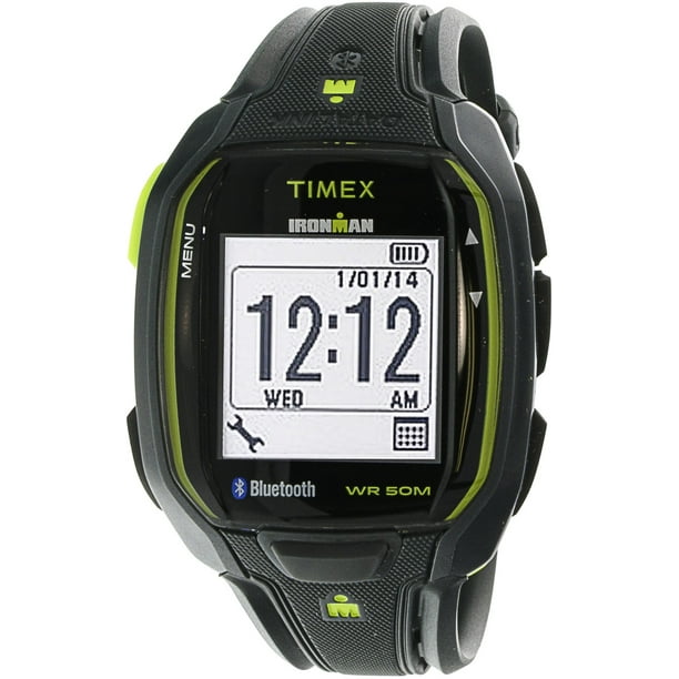 Timex Montre de Sport à Quartz en Résine Grise pour Homme Ironman Run TW5K84500