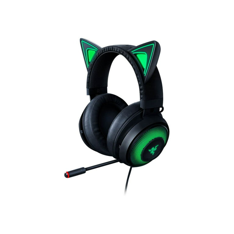 munt fonds bang Razer Kraken Kitty - Headset - full size - wired - USB - noise isolating -  black - Walmart.com