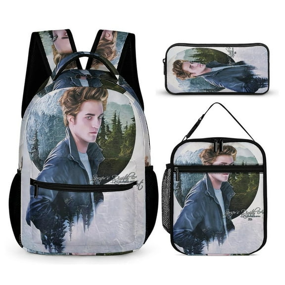 Edward Cullen Lightweight Laptop Travel Backpack For Adults Work Camping Backpack Set Laptop Backpack