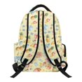 thumbnail image 1 of CHAQLIN Watercolor Tropical Beach Elements Pattern School Bag with Water Resistant Lightweight Backpack, Large Capacity 17 Inch Cartoon School Bag for Back to School Elementary Middle School, 1 of 6