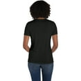thumbnail image 2 of Hanes Cool DRI T-Shirt Femme, G, Noir, 2 of 2