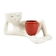 thumbnail image 1 of Figura lateral de plantador de arte para la sala de estar de entrada en interiores/exteriores Con plantador rojo, 1 of 8