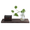 thumbnail image 2 of Leylor Floating Shelves - Retro Floating Wall Shelf Storage Rack Organizer Hanging Bookshelf Home Decor(40 * 14 * 2cm), 2 of 8