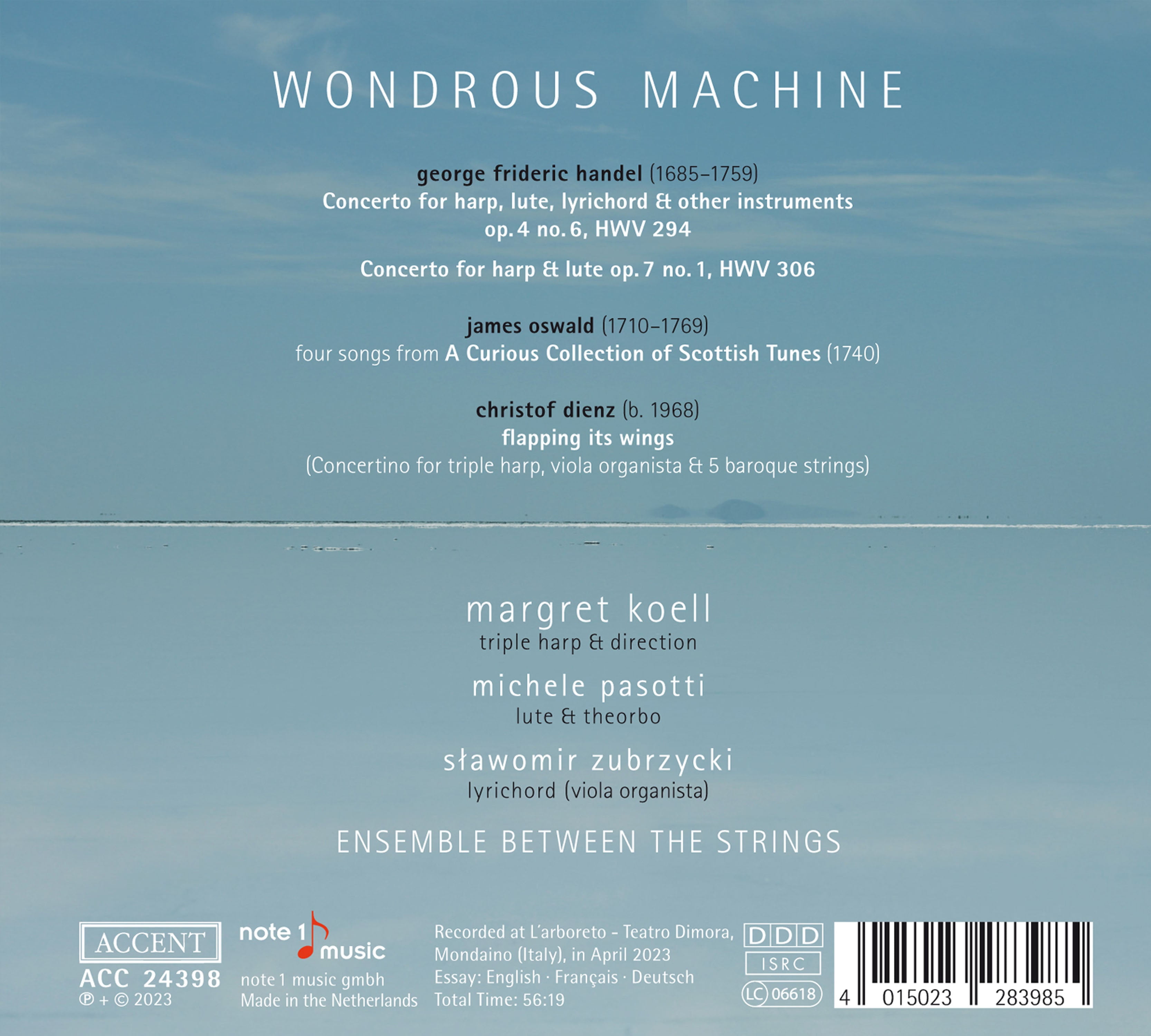 Dienz / Handel / Zubrzycki - Woundrous Machine - Music & Performance - CD