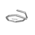thumbnail image 4 of Anillo de plata ajustable para mujer Qarigey decoración personalizada joyería portátil Tipo 1, 4 of 6
