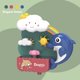 thumbnail image 1 of Baby bath water toy - Fun Dolphin Design for Boys and Girls - Educational Bathtub Toy for Infants, Babies and Preschoolers （Elegant Green）, 1 of 5