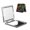 Square, variant on DNA Rainbow LGBT Pride Science Portable Double-Sided Face Mirror Round Shape, Magnifying Compact Pocket Mirror with PU Leather Cover