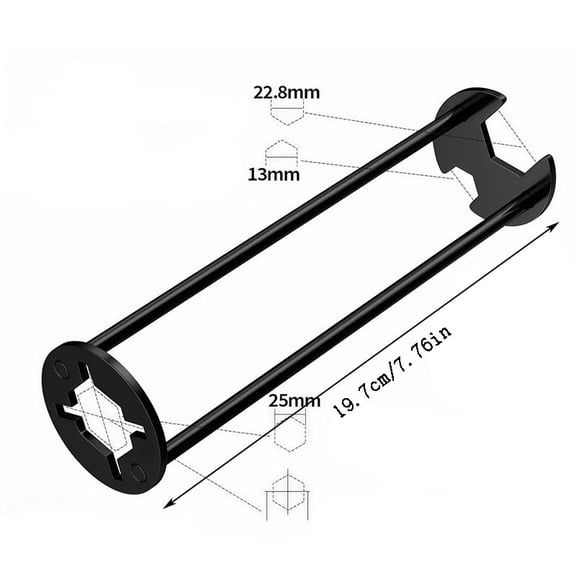 Multifunctional Sink Wrench Basin Wrench, 360° Rotating Universal Plumber Wrenches, Basin Wrench Sink Faucet Wrench Tight Spaces