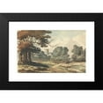 thumbnail image 2 of Thomas Bradshaw 18x13 Black Modern Framed Museum Art Print Titled - Rural Scene with Church, 2 of 5