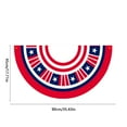 thumbnail image 2 of Red White Blue Bunting Flag, Eagle God Bless American Bunting, 4th of July, Home of The Brave, Independence Day, Memorial Day, Outdoor and Indoor, 2 of 6