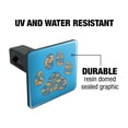 thumbnail image 2 of Pets Paw Print with Dog Cat Animal Details Tow Trailer Hitch Cover Plug Insert, 2 of 6
