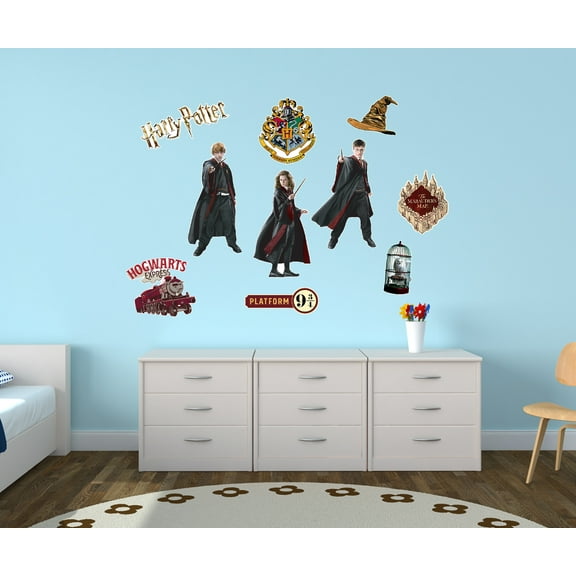 Harry Potter Group Wall Sticker Movable Vinyl DIY Wall Art Stickers Set - Walls, Windows, Doors