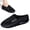 Black, variant on Air Cushion Walking Shoes Slip On Womens Sneakers Breathable Knit Mules,Comfortable Lightweight Platform Wedge Clogs For Daily Work Travel,Non Slip Supportive Arch Support Fashion Footwear