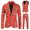 Red, variant on Penkiiy Men's Slim Fit One Button 3 Piece Christmas Party Suit Set Fancy Blazer Jacket Vest Pants Set Lightweight Red