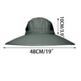 thumbnail image 4 of Up to 65% off Large-brimmed Sun Hat Visor Outdoor Fisherman's Hat Protects Against Rays, 4 of 5