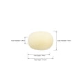 thumbnail image 2 of Uxcell 14.5mm Length Yellow Mic Cover Headset Windscreen Foam 20 Pack, 2 of 5