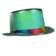 thumbnail image 5 of Clásico Jazz Top Hat Decor Dress up Wide Brim Sunhat Costume Unisex Party Gentleman Jazz Cap para verano Photo Props Festival Viajes al aire libre Verde Hugo sombrero de jazz, 5 of 10