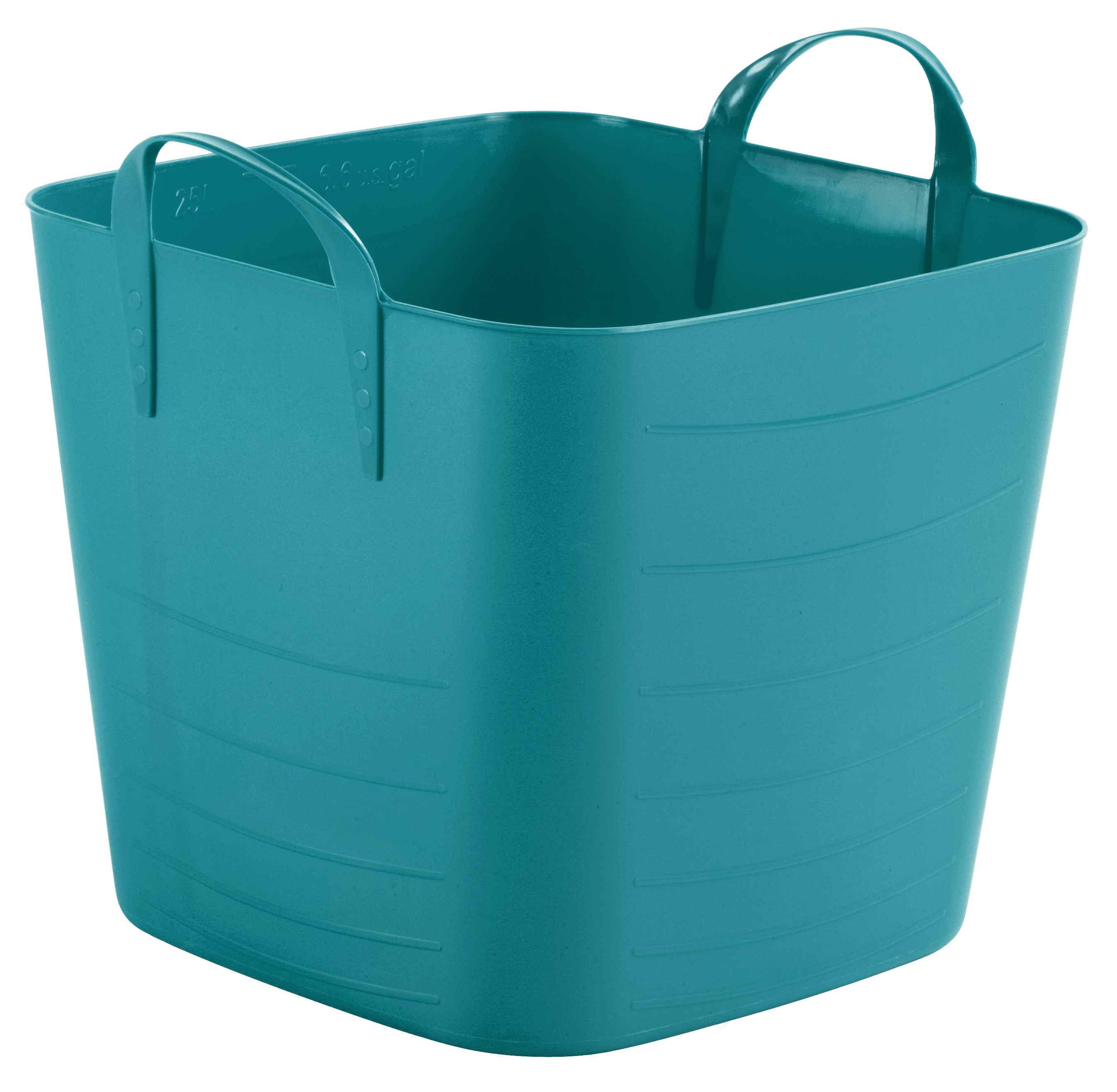 Mainstays 25-Liter Turquoise Flexible Tub