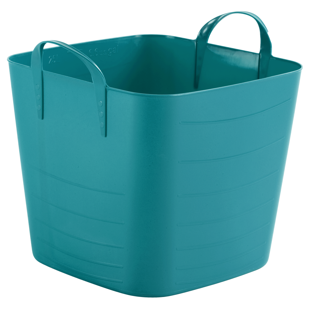 Mainstays 25Liter Turquoise Flexible Tub