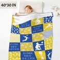thumbnail image 3 of Yellow Volleyball Blanket, Volleyball Gift for Boys Men Girl Volleyball Throw Blanket Sport Ball Game 40"x50" for Kid Warm Cozy Soft Plush Lightweight Bedding Sofa and Living Room, 3 of 6