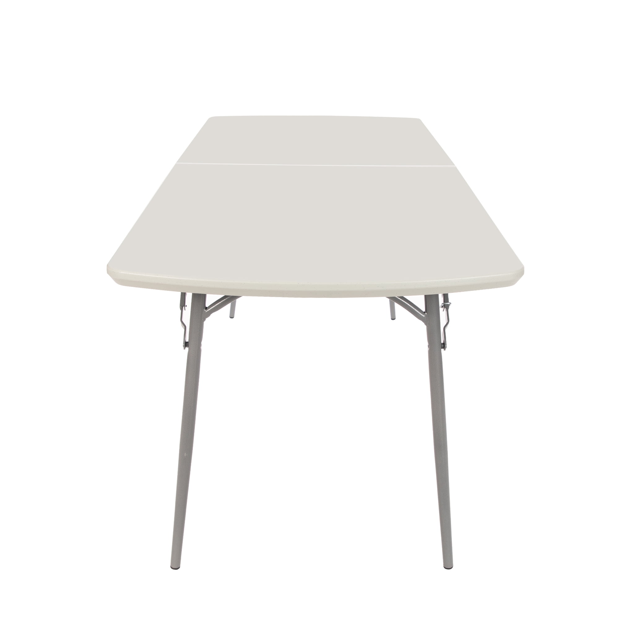Hampden Furnishings Baldwin Collection 30" x 72" Fold-in-Half Banquet Table, Grey