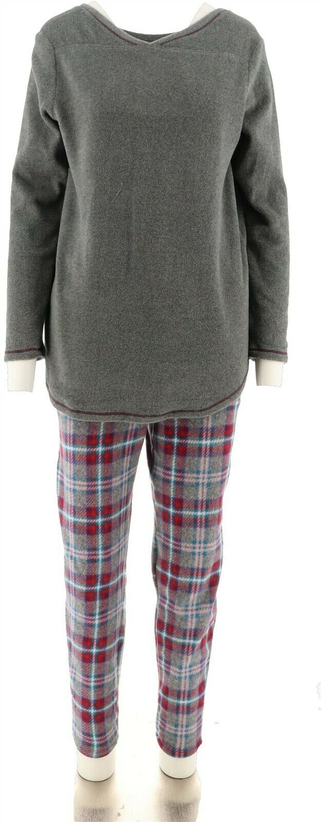 cuddl duds regular fleecewear stretch jogger pajama set