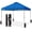 Blue, variant on CROWN SHADES 10x10 Pop Up Canopy Beach Tent with One Push Setup Instant Outdoor Canopy Tent Sun Shade for Events White