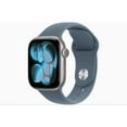 thumbnail image 1 of Restored Apple Watch Series 11 - GPS - 42mm Space Gray Aluminum Case with Anchor Blue Sport Band - S/M (Refurbished), 1 of 5