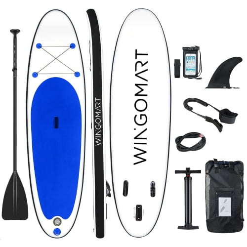 WINGOMART Inflatable Stand Up Paddle Board Bundle - 10.7ft SUP