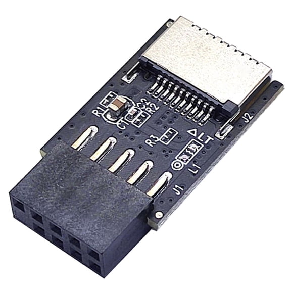 USB 2.0 9pin to USB C Connection Adapter USB2.0 Internal Header Converter for Desktops