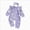 O20-Purple, variant on 6-12 Months Newborn Baby Girls Halloween Long Sleeved Dress Cute Cartoon Print Bodysuits