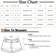 thumbnail image 3 of Lenpel Women's Boxer Shorts Striped Elastic High Waisted Wide Leg Lounge Shorts Summer Casual Shorts with Pockets, 3 of 3