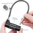 thumbnail image 4 of shackle padlock 4 digit rustproof for gates and sheds, 4 of 5