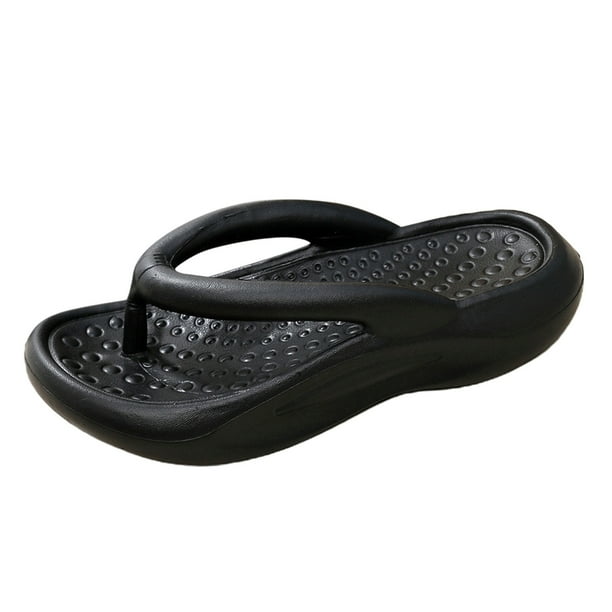 OJinShaWanO Indoor Slippers for Hardwood Floors Summer New Thick Sole Anti Eva Style Trendy Fashion Casual Home/Outdoor Wear Cool Slippers
