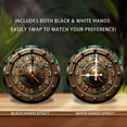 thumbnail image 2 of Steampunk Style Wall Clock Vintage Copper Clock 10-Inch Silent Wooden Wall Clock, Battery Operated (AA Batteries Not Included), Artistic Home Decor, 2 of 7