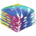 thumbnail image 4 of GZHJMY Tie Dye Art Abstract Kitchen Towel, Dish Towels Quick Drying Tea Towels Absorbent Hand Towels for Kitchen Sink Dinner Table 28 x 18 Inches, Set of 6, 4 of 7