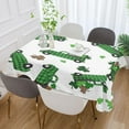 thumbnail image 5 of Saint Patrick Clover Truck Tablecloth Rectangle Colorful Table Cloth Large Square Table Cover for Dining Kitchen Party 60"x90" Decor Gift, 5 of 7