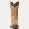 thumbnail image 3 of Men's Stetson Ben Leather Boots Handcrafted Round Toe Tan, 3 of 8