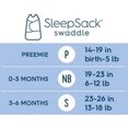 thumbnail image 4 of HALO® SleepSack® Swaddle - Cotton - Grey, Small, Swaddle, 4 of 8