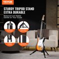 thumbnail image 2 of VEVOR Trépied Guitare Support Pliable sur Pied 35.4-47.2 Pouces Hauteur Réglable, 2 of 9