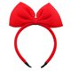 thumbnail image 3 of Diadema con lazo Diadema con lazo rojo Aro para el pelo con lazo grande de Navidad Decoración de fiesta para niñas lindas Tocado Disfraz de Cosplay de Navidad Tocado para la cabeza Maquillaje de Hallo, 3 of 4