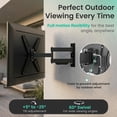 thumbnail image 2 of Soporte de pared para TV exterior ynVISION.DESIGN 32-65" resistente a la intemperie, 2 of 7
