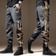 thumbnail image 5 of Pantalones cargo Harem Capris Y2k para hombre, pantalones de algodón, pantalones para hombre, para senderismo, holgados, multibolsillos, corte regular, ajustados, de nailon apilado a la moda, 5 of 5