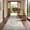 Aqua Multi, variant on Area Rug 3x8 Runner Rugs - Washable Vintage Oriental Farmhouse Thin Indoor Carpet for Living Room Bedroom Hallway Entryway Kitchen Under Dining Table Home Office - Brown Blue