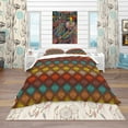 thumbnail image 2 of Designart 'Abstract Color Dot Geometric Pattern' Modern & Contemporary Duvet Cover Set, 2 of 4