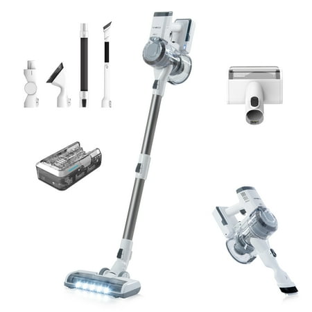 Tineco Customizable Cordless Stick Vacuum – C3 Gray with Extra Battery + Accessory Flex Kit + Mini Power Brush