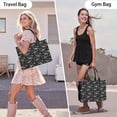 thumbnail image 6 of Large Capacity Tote Bag,Black Cartoon Dinosaurs Fossils Pattern Handbag Fashion Luxury Tote Bag,15.7"x13"x 5.1" Inches,Laptop Compatible, 6 of 6