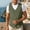 Army Green, variant on WIZUTIZ Mens Summer Vest Lightweight Button Up Shirts Athletic Tank Tops Sleeveless Linen Shirt Summer Beach Hawaiian Wear