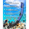 thumbnail image 4 of Set de Snorkel PIYAZI Equipo de Buceo para Adultos con Bolsa de Malla, 4 of 8